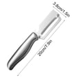 thumbnail image 3 of Cuchillo pelador de caña de azúcar de acero inoxidable – Pelador de frutas y cortador de piña de uso comercial con mango ergonómico para restaurantes y cocinas., 3 of 6