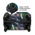 thumbnail image 4 of Fotbe Colorful Plant Wolf Luggage Cover Protector,Suitcase Protector,Scratch and Dirt Resistant,Fits 18-32 Inch Luggage-X-Large, 4 of 9