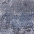 thumbnail image 1 of Ahgly Company Machine Washable Indoor Square Industrial Modern Purple Navy Blue Area Rugs, 5' Square, 1 of 7