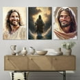 thumbnail image 2 of Jesus Christ Jesus Loves Me,Jesus Wall Decor Christian Wall Art Religious Wall Decor Christianity Gift Jesus Poster Picture God Wall Decor Living Room Catholic Decor, Spiritual Wall Art 12"x16", 2 of 4