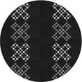 thumbnail image 1 of Ahgly Company Tapis Rond Lavable en Machine Intérieur Transitionnel Noir Nuit, 3 Pieds Rond, 1 of 7