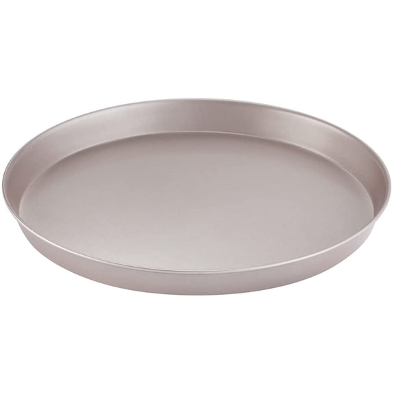 CHEFMADE Pizza Pan, 10-inch Non-Stick Pancake Bakeware for Oven Baking, Dishwasher Safe (Champagne Gold)