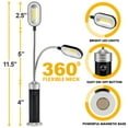 thumbnail image 2 of LED Concepts BBQ Grill Lights, Magnetic Base, Flexible Gooseneck, Weather Resistant, 2 Pack, 2 of 6