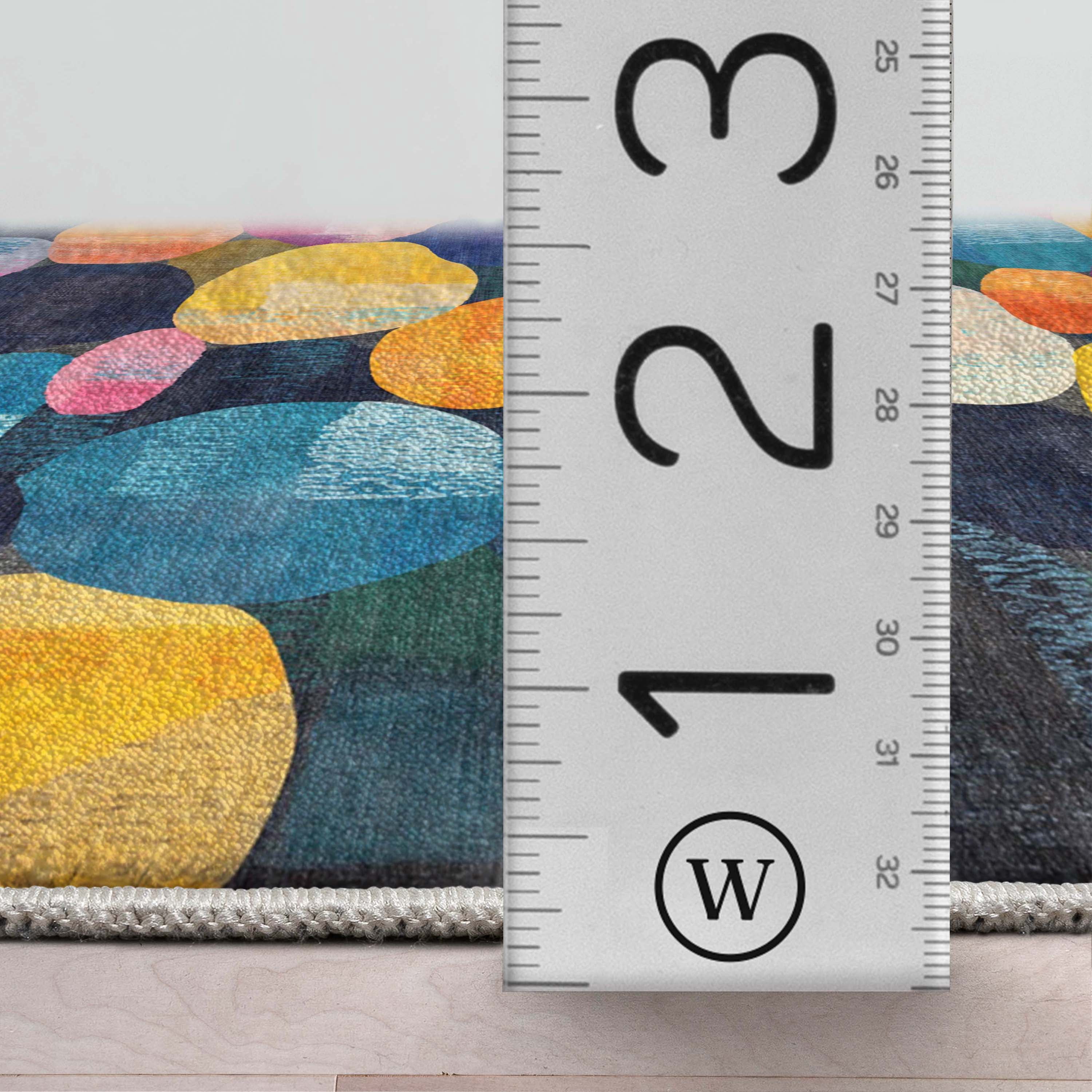 Well Woven Eclat 3'3" x 5' Rug – Vibrant Multicolor, Stain-Resistant & Easy to Clean