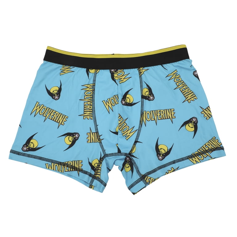 Marvel Wolverine Men's Boxer Briefs Multipack (3 Pack)-Medium