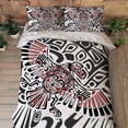 thumbnail image 3 of Flagwix 3 Pieces Queen Size Quilt Sets, Quilt Bedding Set Haida Eagle BNT414QS, Bedspread Coverlets with 2 Pillow Shams for Bedroom, Home Decor - 80" x 90", 3 of 4