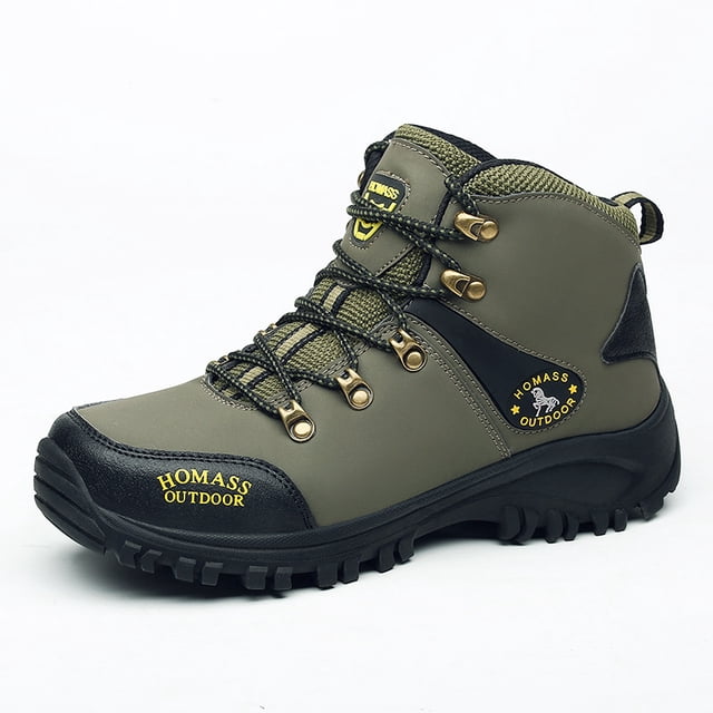 Zapatos de senderismo al aire libre de gran tamaño para otoño e invierno, zapatos de entrenamiento de combate para senderismo para hombres, zapatos de hombre a largo plazo