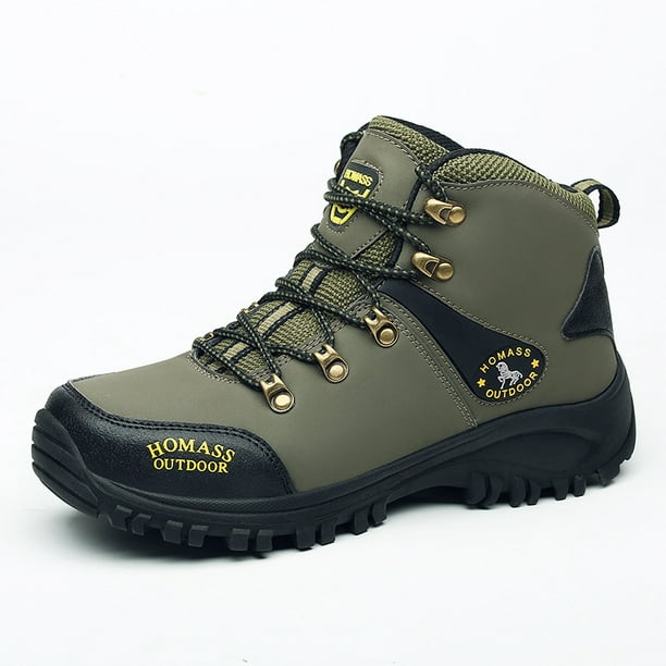 Zapatos de senderismo al aire libre de gran tamaño para otoño e invierno, zapatos de entrenamiento de combate para senderismo para hombres, zapatos de hombre a largo plazo