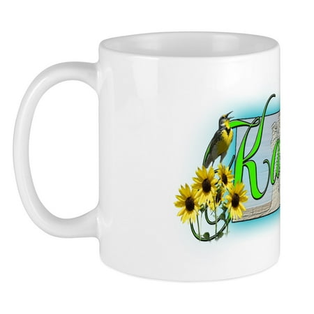 

CafePress - Kansas Mug - Ceramic Coffee Tea Novelty Mug Cup 11 oz