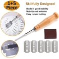 thumbnail image 4 of Dough Razor, Bread Knife, Bread Knife, Bread Knife, Bread Cutter, Curved Bread Knife, Dough Knife, 4 of 4