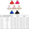thumbnail image 7 of FYMNSI Flower Girl Dress Kids Baby V-neck Sequin Bowknot Sleeveless A-line Short Tutu Princess Wedding Bridesmaid Birthday Party Pageant Evening Dress Formal Occasion Clothes 10-11 Years Pink, 7 of 7