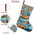 thumbnail image 5 of ¡Corre, Charlie Brown! (2) Tema: Calcetines de Navidad, fino lino blanco para colgar en escaleras y chimenea, decoración navideña para el hogar, regalo de Navidad. 54cm × 38cm, 5 of 5