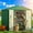 8'x6'Green, variant on 6' x 4' Outdoor Storage Shed, Weather-Resistant Iron Garden Shed with Lockable Double Doors for Backyard/Patio/Lawn, Gray