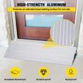 thumbnail image 3 of Bingirl 2in Rise Threshold Ramps for Doorways Portable Door Ramps 700 Lbs Capacity Adjustable Aluminum Entry Ramp for Wheelchairs Scooters Walkers and Power Chairs, 3 of 9