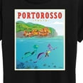 thumbnail image 3 of Luca - Portorosso Italy Postcard - Women's Short Sleeve Graphic T-Shirt, 3 of 5