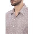thumbnail image 3 of LA LEELA Mens Short Sleeve Button Down Casual Beach Shirt M Saltwater Fish Brown, 3 of 6