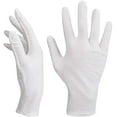 thumbnail image 1 of Guantes de algodón blanco 14 pares Guantes de protección de enfermería Guantes de tela blanca Cómodos Transpirables Cuidado de la piel Inspección de joyas Trabajo diario Sincero  Producto electrónico, 1 of 6
