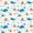 Blue White, variant on Manfei Marine Shark Shower Curtain 72Wx72L, Cartoon Water Plant Bathroom Curtain, Midnight Blue