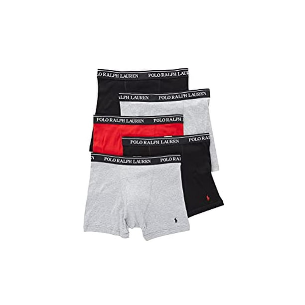 Polo Ralph Lauren 5-pack Classic-fit Cotton Knit Boxers in Black