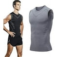 thumbnail image 4 of Ionic Shaping Vest, Men Body Shaper, 2023 New Version Ionic Shaping Vest compatible Men, Comcompatibletable Breathable Ice-silk Fabric, 4 of 5