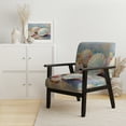 thumbnail image 2 of Designart « White expressionist Seashells I » Fauteuil d'Appoint Rembourré à Animaux Blancs - Fauteuil Moderne pour Salon, 2 of 7