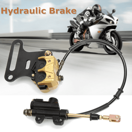 Brake System Parts Metal Hydraulic Rear Disc Brake Caliper System For 110 125cc 140cc PIT PRO Dirt Bike ()