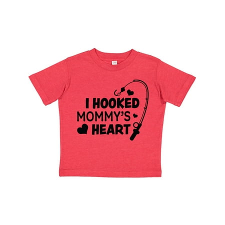 

Inktastic I Hooked Mommy s Heart with Fishing Rod Gift Toddler Boy or Toddler Girl T-Shirt