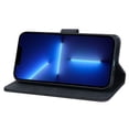 thumbnail image 5 of SaniMore Embossing Flip Wallet Case for iPhone 14 Pro, [RFID Blocking] PU Leather Cover with Card Holder & Kickstand Wrist Strap Magnetic Clasp All-Inclusive Protective Shell, Black, 5 of 8