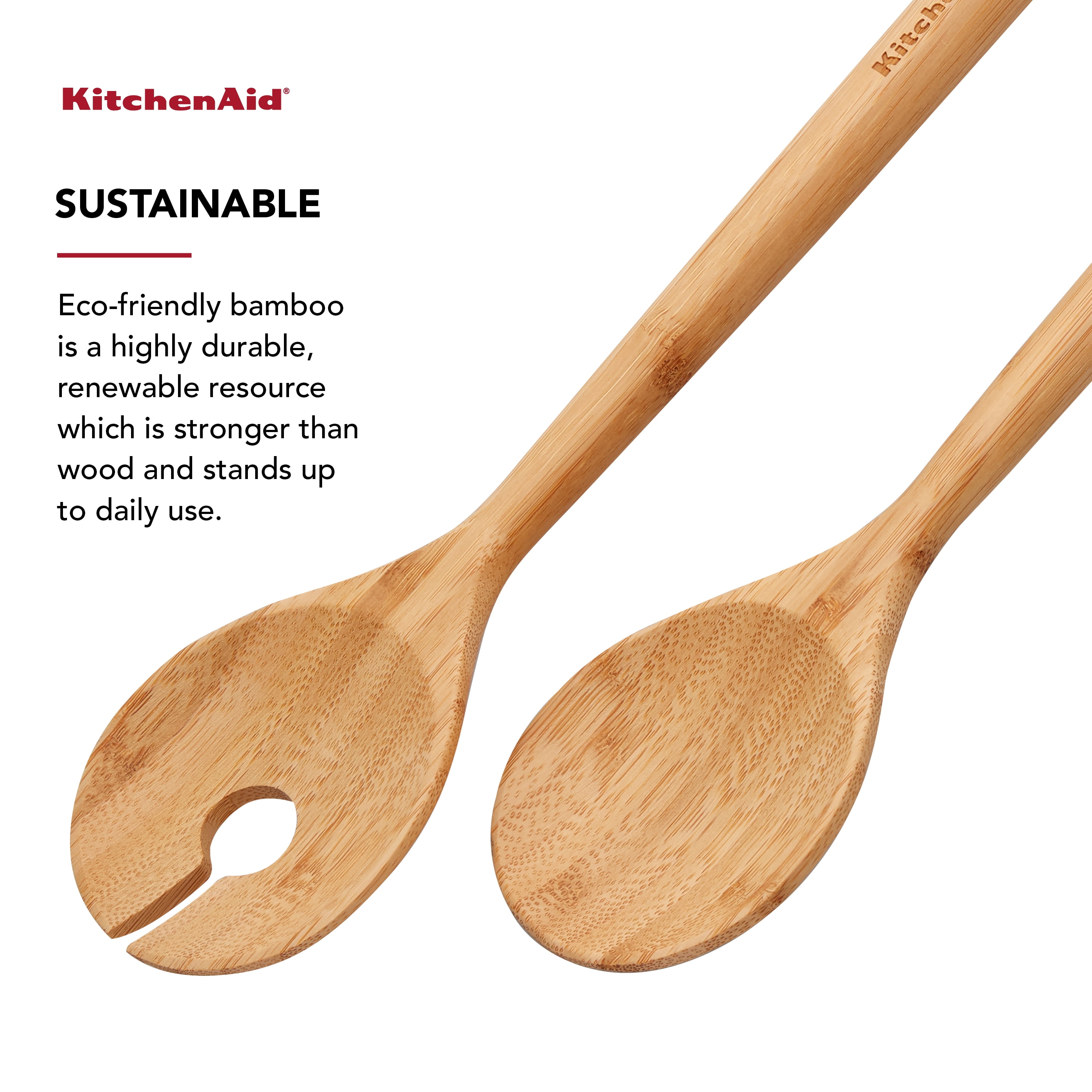 Kitchenaid Universal Bamboo Salad Server Set