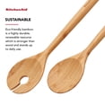 thumbnail image 4 of Kitchenaid Universal Bamboo Salad Server Set, 4 of 7