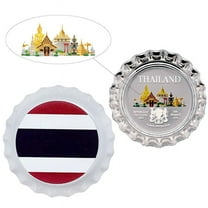 2022 Chad 6 Gram World Landmarks - Thailand Bottle Cap Proof Silver Coin .999 Fine (in Cap)