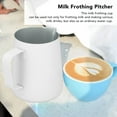 thumbnail image 3 of Milk Frothing Pitcher 12oz, Espresso Steaming Pitcher Bevel Design, Espresso Machine Accessories Pointed  Milk Froth Cup Coffee Utensils, 3 of 8