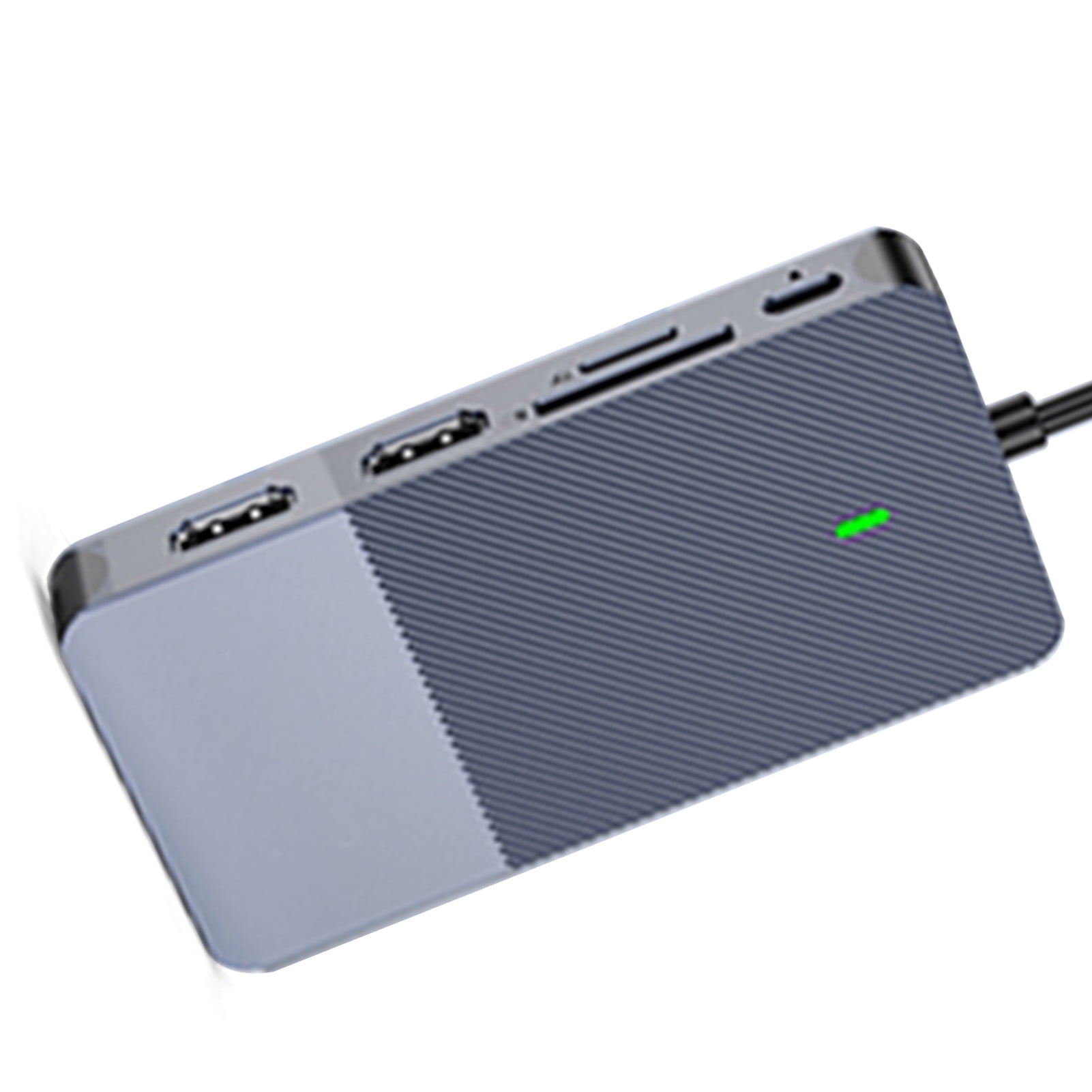 Laptop USB Extenders Docking 11 in 1 USB Hub Triple Display Dock with VGA LAN Card Slots USB 3.0 3.5mm Headphone Splitter Extenders Multiport Docking Station for Laptop