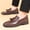 🔥 Brown, variant on Dress Shoes for Men Men's Fashion Casual Spring Summer Solid Color Loafers with Tassels On Loafers