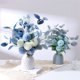 thumbnail image 3 of Flores artificiales de seda, ramo de anémona blanco for novia, fiesta en casa, habitación, mesa, planta decorativa, flor falsa, 3 of 8