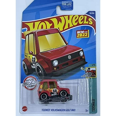 Hot Wheels Volkswagen Golf MK1 (Red) 2022 Tooned