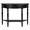 Black, variant on Tcbosik Half Moon Console Table with Storage Drawer and Open Shelf, 2-Tier Narrow Entryway Table, Behind Couch Table, Sofa Table for Living Room, Hallway, Easy Assembly, Natural