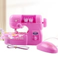thumbnail image 3 of KAKOWELY toy sewing machine Kids Sewing Machine Toy Mini Sewing Machine Portable Sewing Machine Sewing Kit For Educational Learning Toy7.28"X5.71"X3.54", 3 of 5