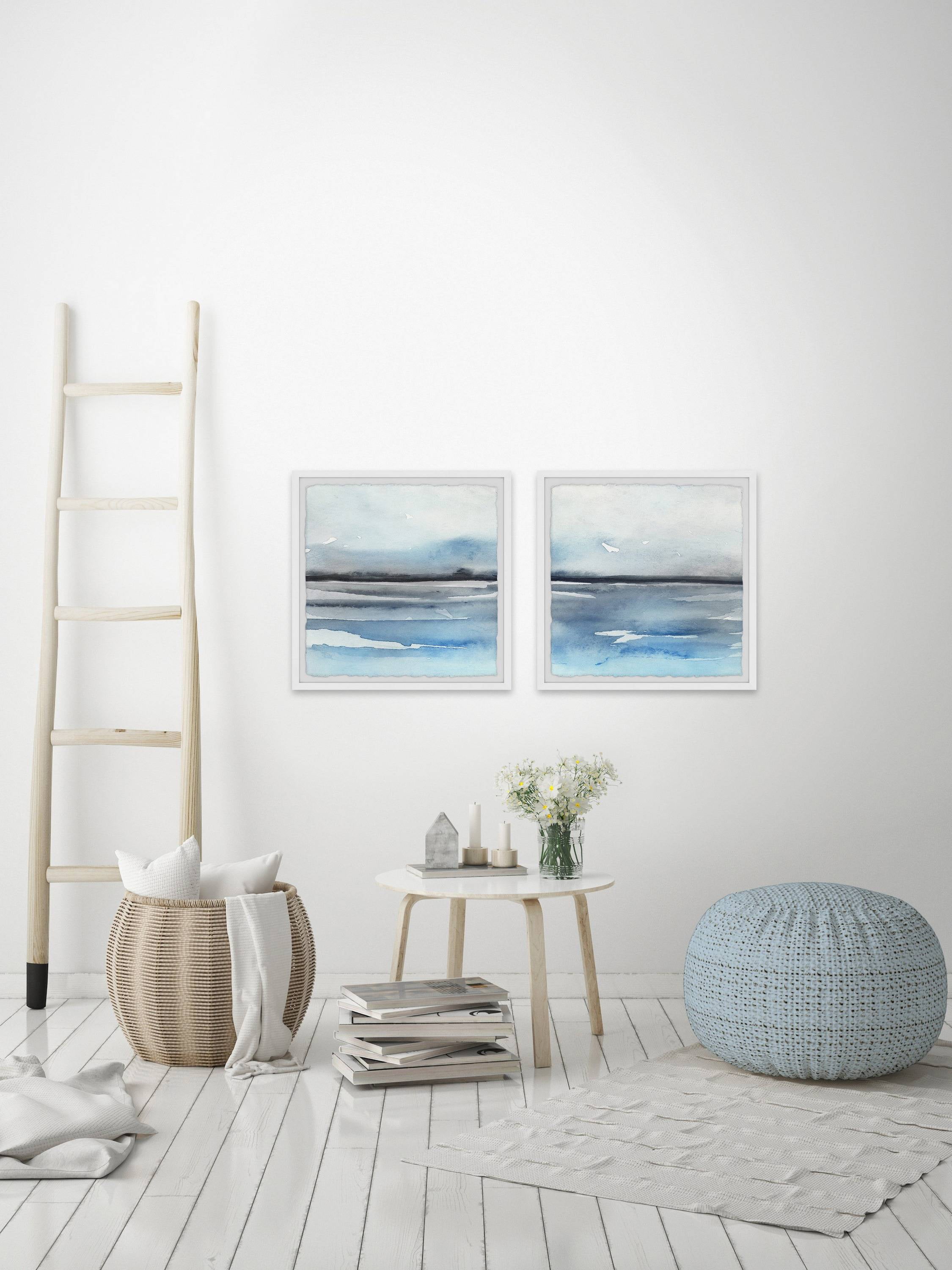 Marmont Hill Taming The Sea Diptych, Art Prints 36.00" x 1.50"