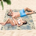 thumbnail image 6 of GZHJMY Beach Towel for Women Girls, Abstract Tropical Flowers Colorful Spring Or Summer Bath Towel, Oversized Lightweight Sport Towel, 31x71 Inch, 6 of 7