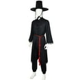 thumbnail image 5 of KP0p Demonn-Hunter Halloween Costume - Saja Boys Grim Reaper Black Outfit, Boys Dress up Costume, Halloween Cosplay Party Outfits - Black, 110, 5 of 9