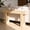 Wood, variant on ROOMISLAND Farmhouse 63-inch Narrow Wooden Console Sofa Table, Natural