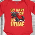 thumbnail image 4 of Inktastic Go Kart Funny Go Karting Boys or Girls Long Sleeve Baby Bodysuit, 4 of 5