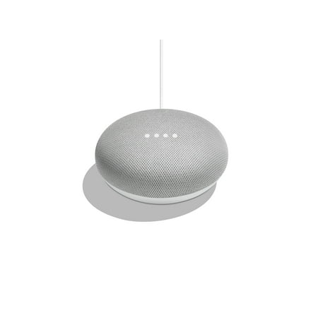 Google Home Mini - Chalk (Best Speaker To Go With Echo Dot)