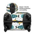thumbnail image 2 of Kdxio Funny Boats Pattern Luggage Cover for Travel,Elastic and Durable,Fits 18-32 Inch,Anti-Scratch Suitcase Protector-No luggage included, 2 of 5