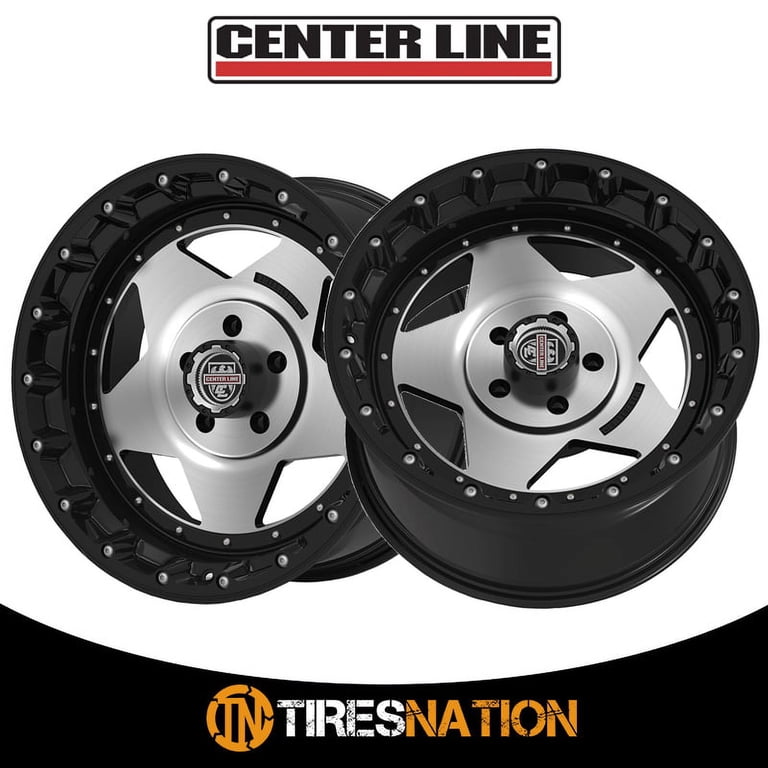20x10 Centerline 832MB RT-1 Gloss Black & Machined Wheel 5x5.5 