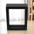 thumbnail image 1 of Greenadscape 1Pc Double Sided Glass Frame for Dried Flower Specimens Black Wooden 5 Inches, 1 of 7