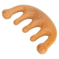 thumbnail image 3 of Hair Massage Comb, Wood Scalp Comb Wide Tooth Lightweight Rounded Head Design Boxwood  For Arms For Back, 3 of 8