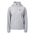 thumbnail image 2 of Women's Cutter & Buck  Gray James Madison Dukes Charter Eco Recycled Half-Zip Anorak Jacket, 2 of 3