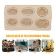 thumbnail image 4 of OULII 6Pcs Pastry Molds Silicone Oval Stone Shape For Diy Design And Homemade Cake Mold Professional Use, 4 of 8